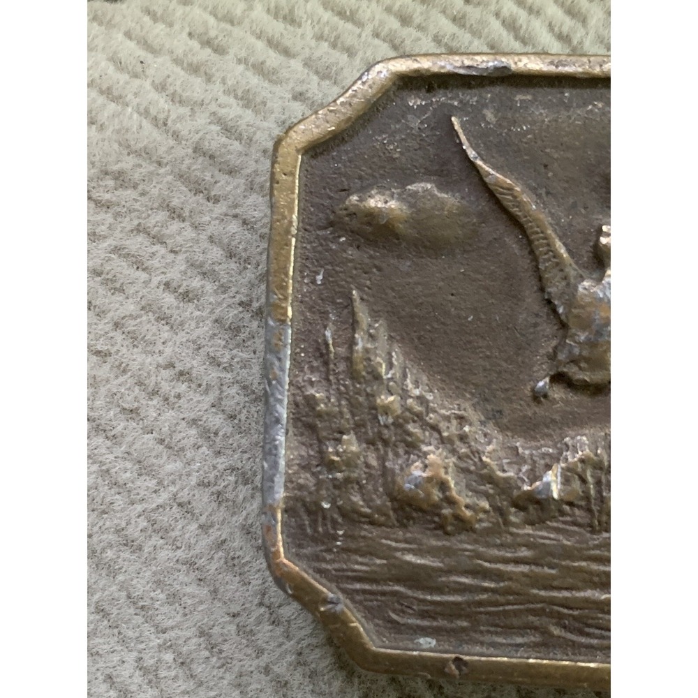 Brass Duck Hunting Decoy Belt Buckle - Picture 7 of 7